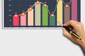 2025柱形折线图免费下载