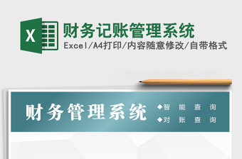财务记账管理系统