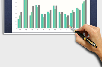 2025柱形图可视化分析excel图表免费下载