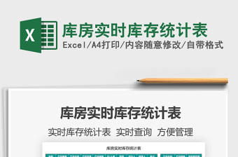 2025库房实时库存统计表免费下载