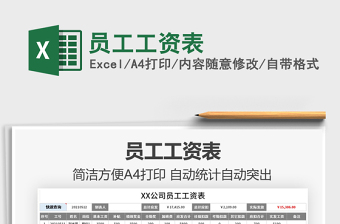 2025员工工资表免费下载