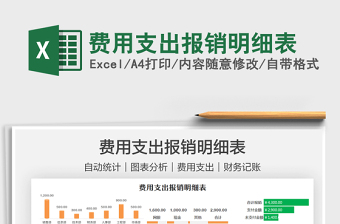 2025费用支出报销明细表免费下载
