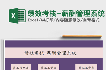 2025绩效考核-薪酬管理系统免费下载