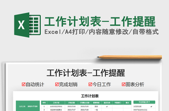 2025工作计划表-工作提醒免费下载