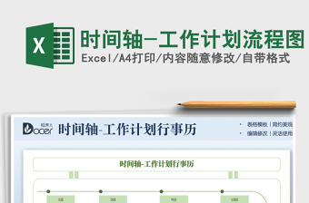 2024时间轴-工作计划流程图exce表格