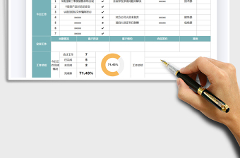 2025工作计划表-日工作总结表免费下载