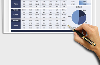 2025产品销量数据统计汇报免费下载