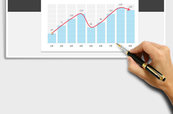 2025月份销售统计图免费下载