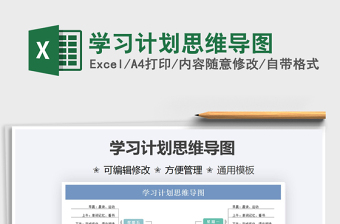 2025学习计划思维导图免费下载
