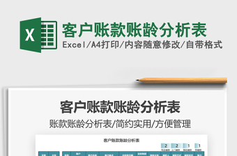 2025客户账款账龄分析表免费下载