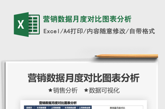 2025营销数据月度对比图表分析免费下载