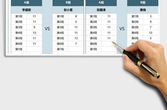 2025乒乓球比赛成绩表免费下载