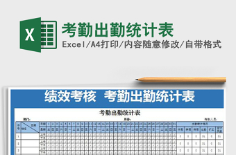2025考勤出勤统计表免费下载