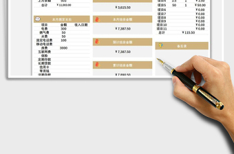 2025个人月度收支理财统计表免费下载