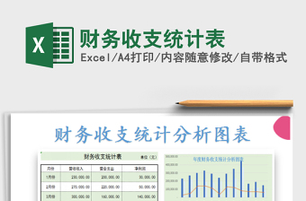 2025财务收支统计表免费下载
