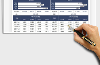 2025产品销售数据对比分析表免费下载