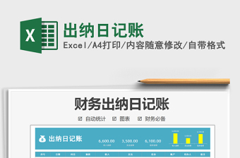 2025出纳日记账免费下载