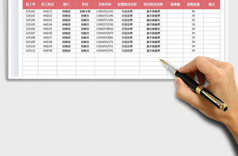 2025公司员工通讯费用报销表免费下载