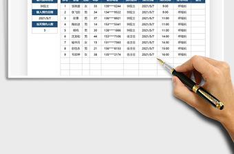 2025医院挂号预约信息表免费下载