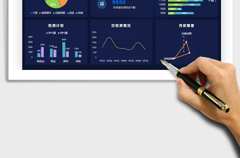 2024车间智能检测数据大屏exce表格