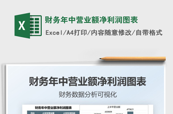 2025财务年中营业额净利润图表免费下载