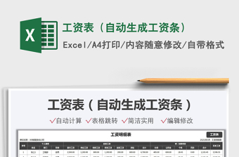 2025工资表（自动生成工资条）免费下载