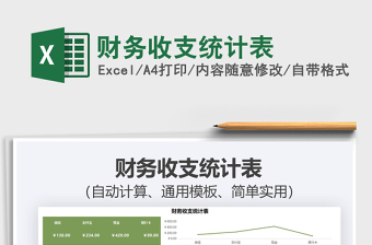 2025财务收支统计表免费下载