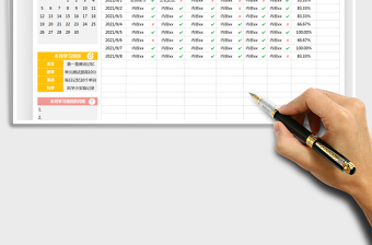 2025学习计划表-每日学习规划表免费下载