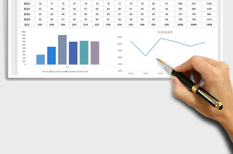 2025销售统计表（图表分析）免费下载