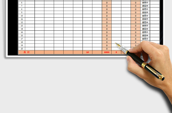2025进销存-货品物品盘点表免费下载