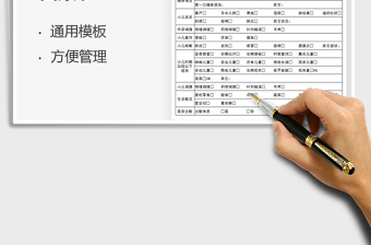 2024小儿推拿健康档案表exce表格