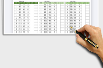 2025部门销售排名表免费下载