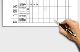 2025部门2019年度工作计划Excel模板免费下载