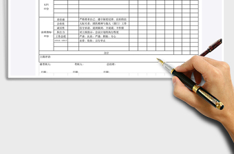 2025绩效考核表免费下载