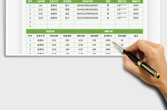 2025会员管理登记表免费下载