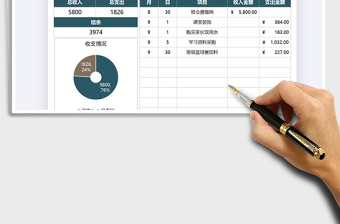 2025班会费开支明细表免费下载