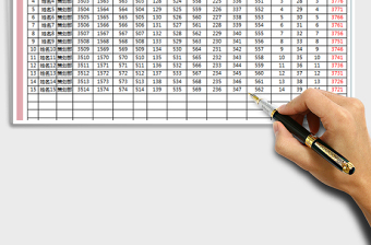 2025工资领取明细表免费下载