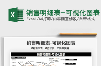 2025销售明细表-可视化图表免费下载