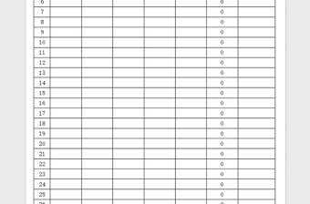 2025鞋服批发统计表免费下载