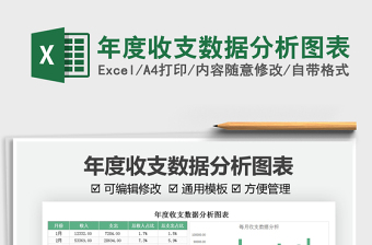 2025年度收支数据分析图表免费下载