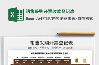 2025销售采购开票收款登记表免费下载