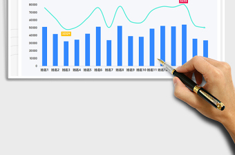 2025销售统计柱形图免费下载