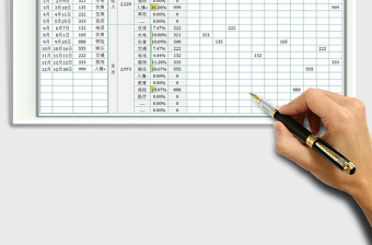 2025年度收支记账分析免费下载