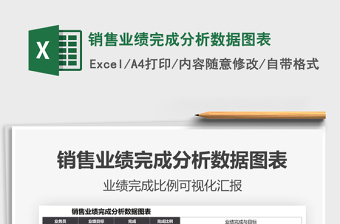 2025销售业绩完成分析数据图表免费下载