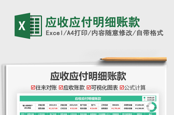 2025应收应付明细账款免费下载