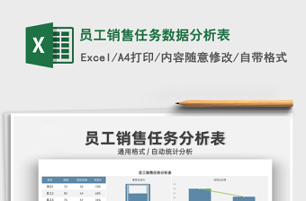 2025员工销售任务数据分析表免费下载