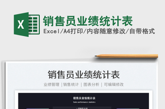 2025销售员业绩统计表免费下载