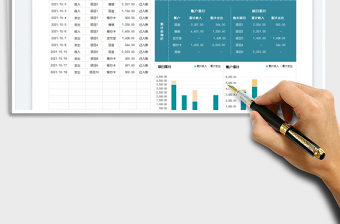 2025财务收支记账表免费下载