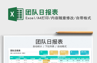 2025团队日报表免费下载