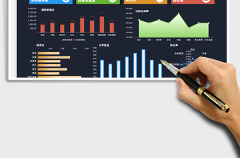 2024电商营销表-电商销售渠道明细表exce表格